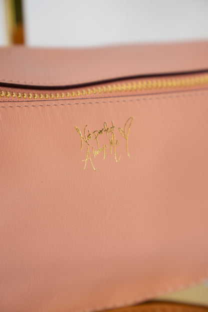 Coach Dusty Pink x Selena Gomez Belt Bag w Gold Hardware