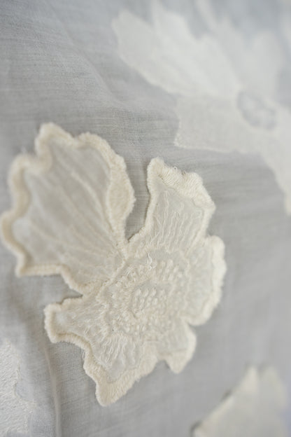 Chelsea28 Cream White Floral Embroidery Tank Top