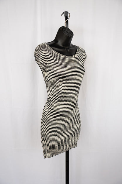 Missoni Cashmere Blend Black & White Stripe Knit Sweater/Tank Top Set
