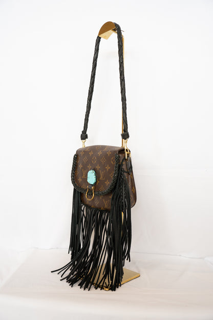 Louis Vuitton Monogram Saint Cloud PM Fringed Crossbody Bag