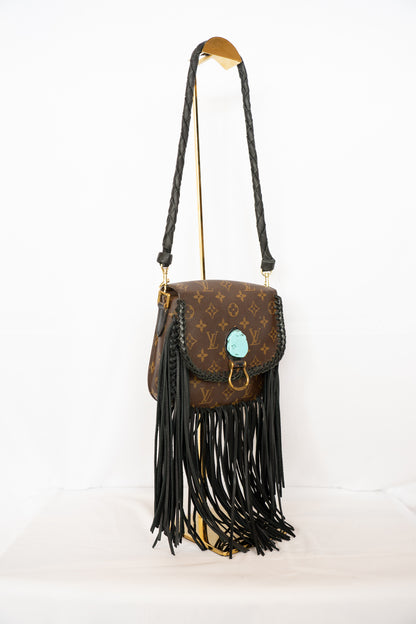 Louis Vuitton Monogram Saint Cloud PM Fringed Crossbody Bag
