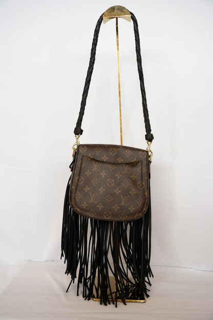 Louis Vuitton Monogram Saint Cloud PM Fringed Crossbody Bag