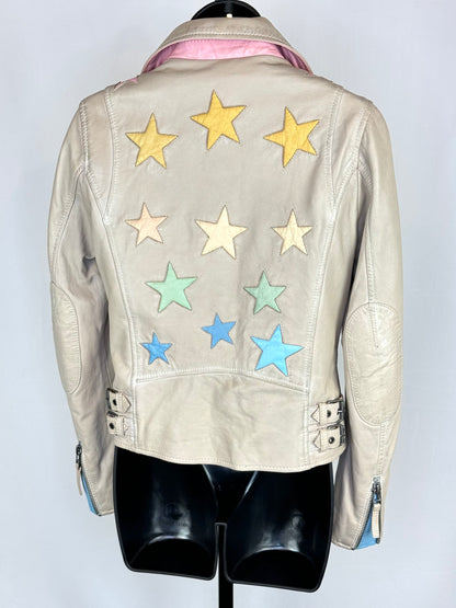 Mauritius Tan Lamb Leather Jacket