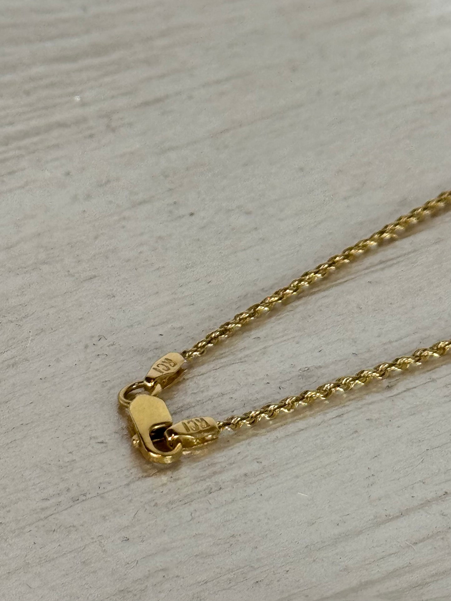 14K Gold Citrine Oval w Diamond Necklace