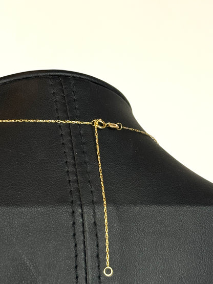 COMES W BOX -14k Boulder Opal "Bear" Pendant Necklace