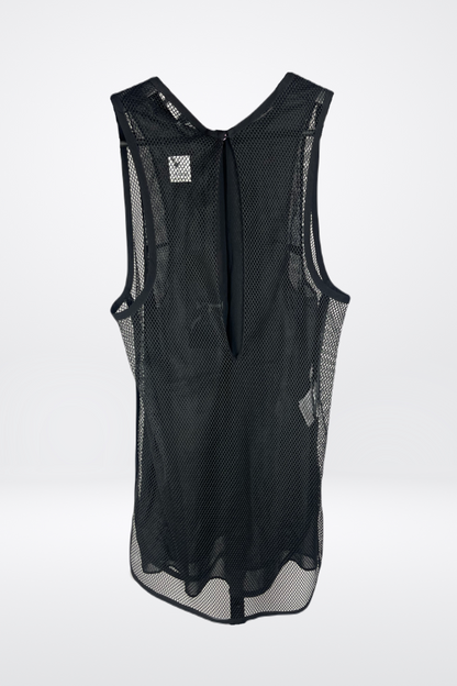 Gucci Crew Neck Layered Net Sleeveless Top NWT