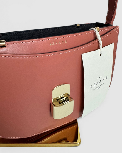 Sezane Mauve "Claude" Crossbody Bag NWT