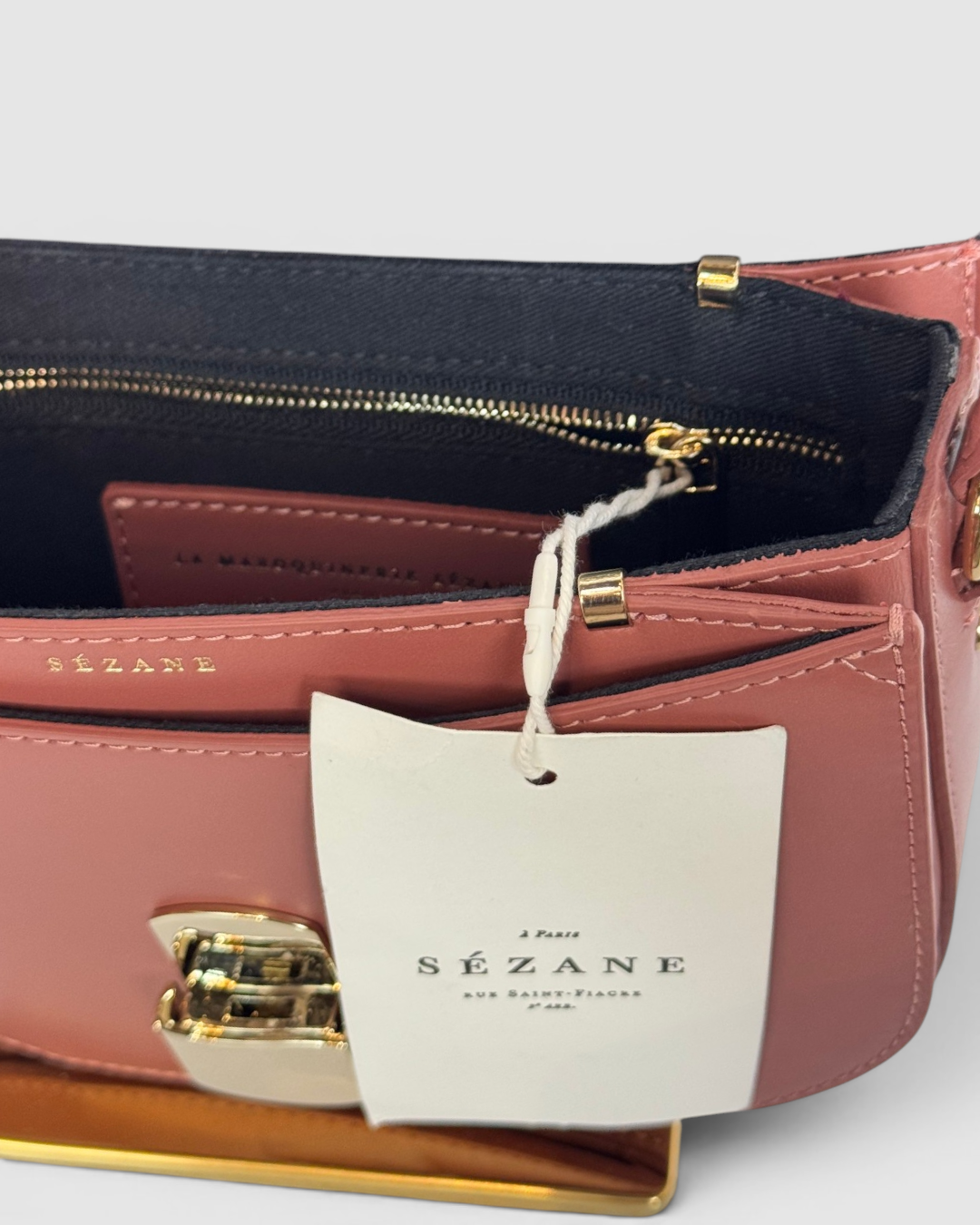 Sezane Mauve "Claude" Crossbody Bag NWT