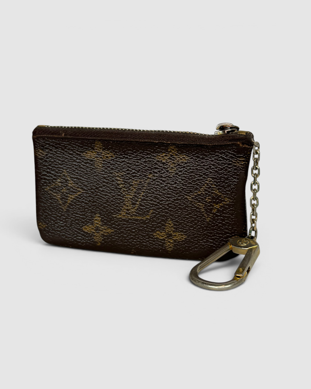 w Box- Louis Vuitton Monogram Coin Pouch Key Chain