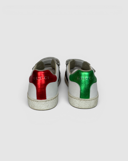 Gucci Kids Velcro White Sneaker