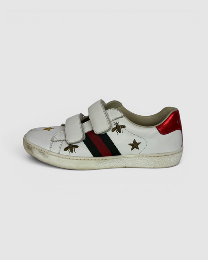 Gucci Kids Velcro White Sneaker