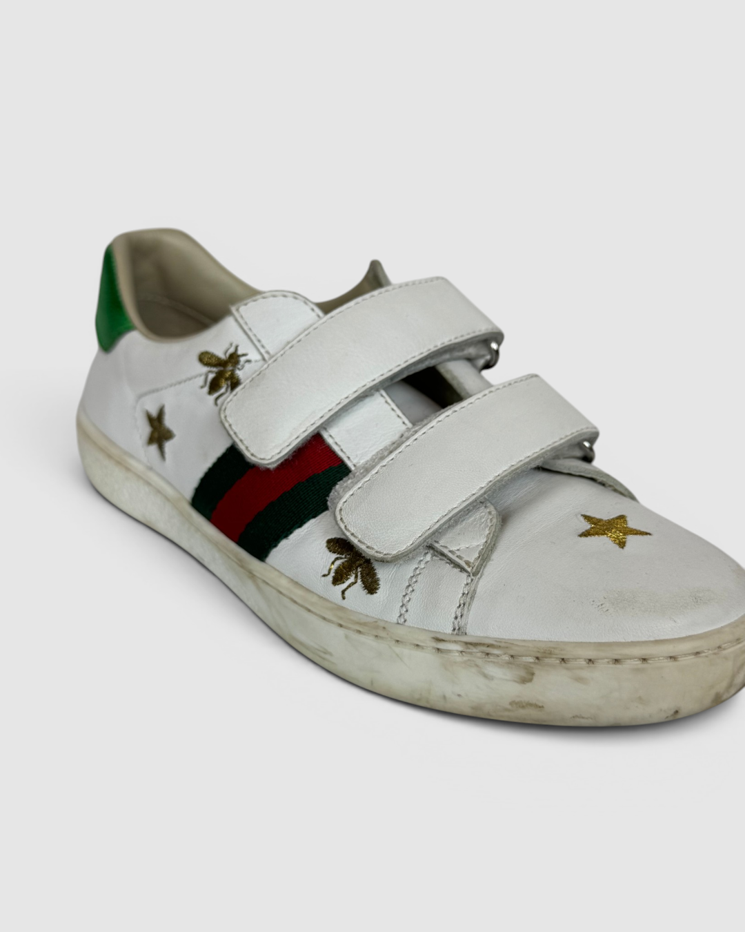 Gucci Kids Velcro White Sneaker