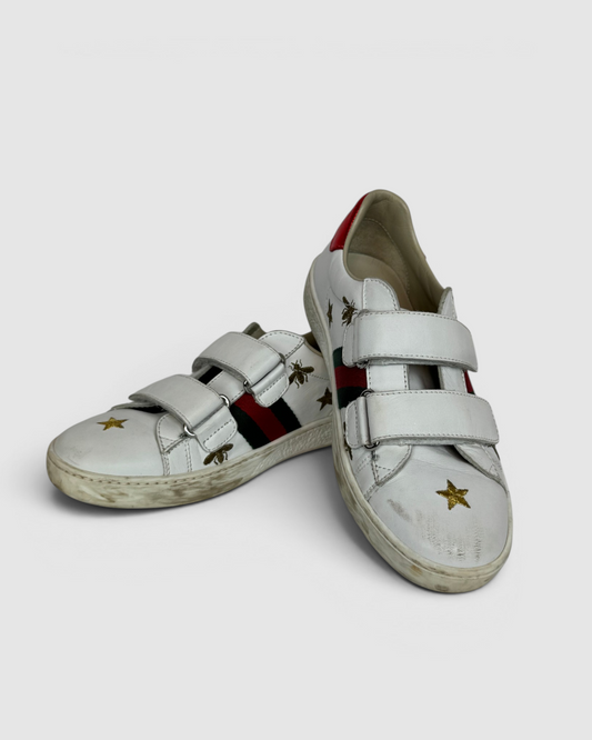 Gucci Kids Velcro White Sneaker