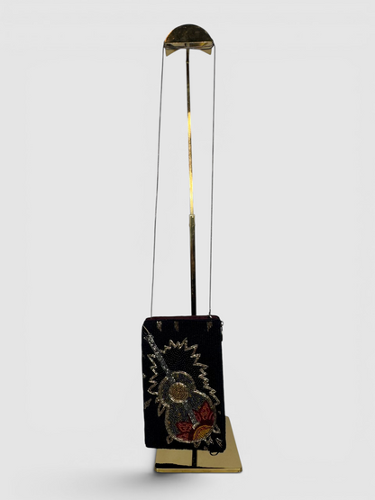 Mary Frances Beaded Guitar Evening Bag