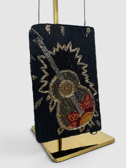 Mary Frances Beaded Guitar Evening Bag