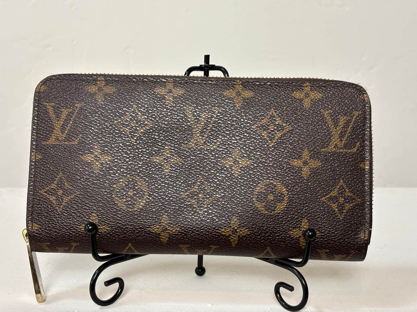 COMES W/ DUSTBAG - Louis Vuitton Brown Monogram Zippy Wallet