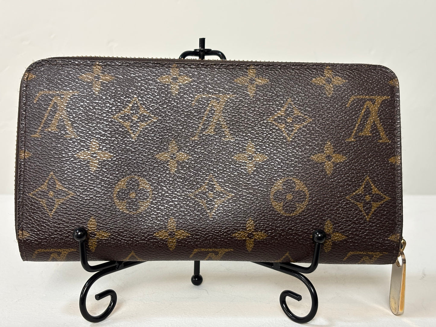 COMES W/ DUSTBAG - Louis Vuitton Brown Monogram Zippy Wallet