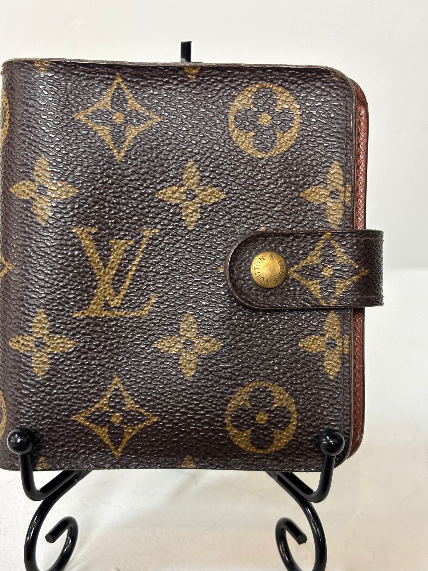 Louis Vuitton Brown Monogram Snap Bifold Wallet