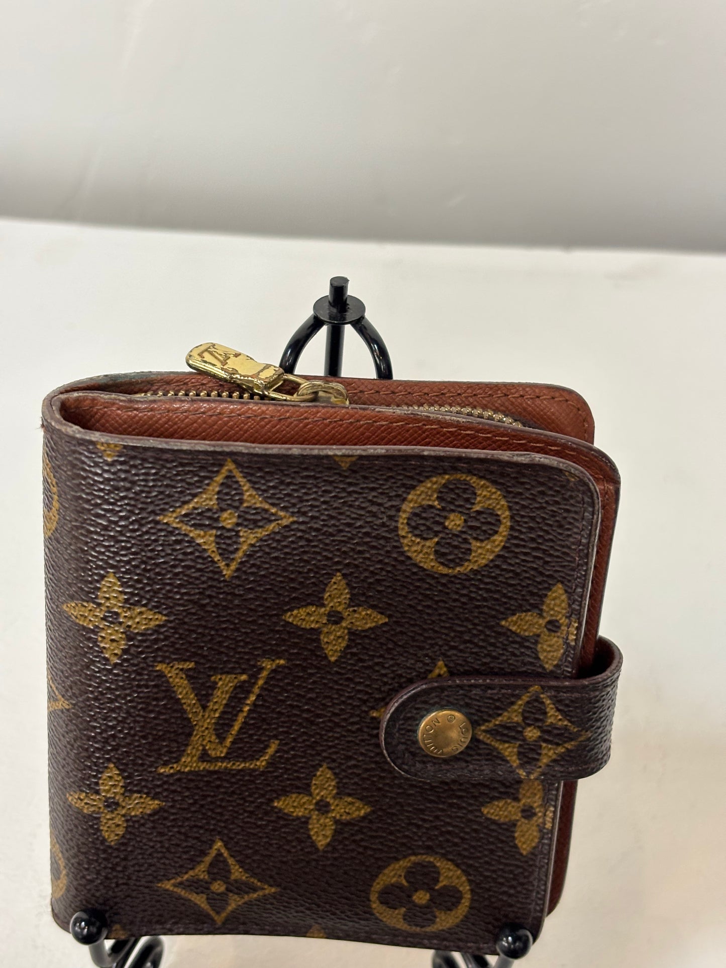 Louis Vuitton Brown Monogram Snap Bifold Wallet