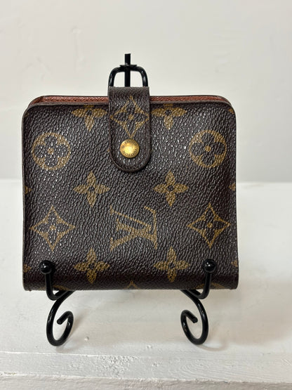 Louis Vuitton Brown Monogram Snap Bifold Wallet