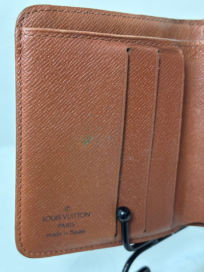 Louis Vuitton Brown Monogram Snap Bifold Wallet