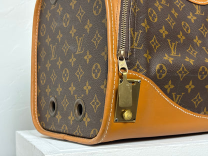 Louis Vuitton Vintage Monogram Pet Carrier Travel Bag