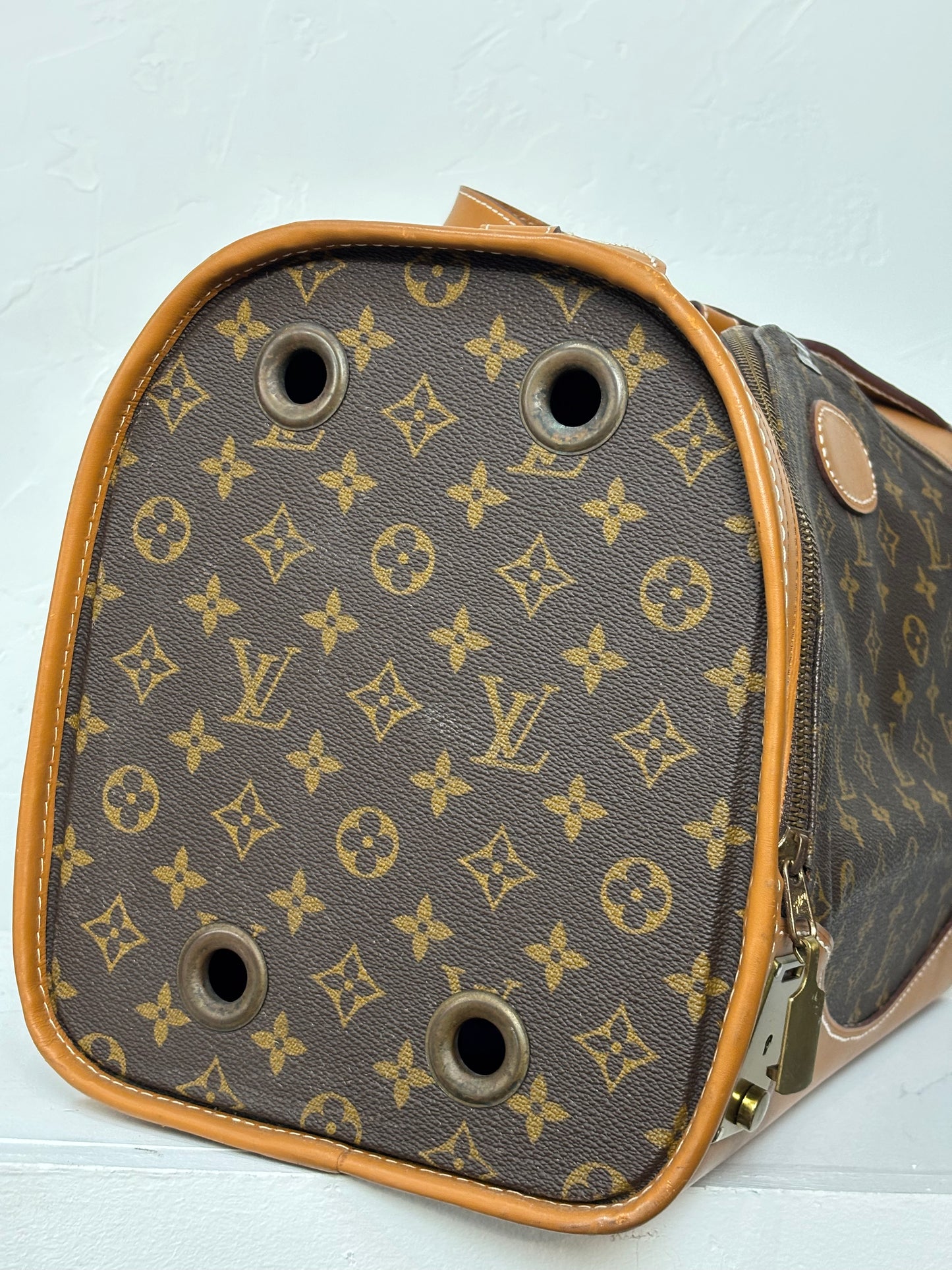 Louis Vuitton Vintage Monogram Pet Carrier Travel Bag