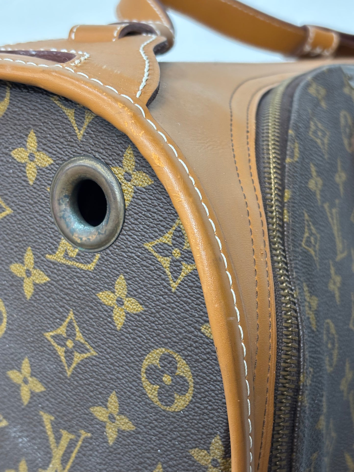 Louis Vuitton Vintage Monogram Pet Carrier Travel Bag