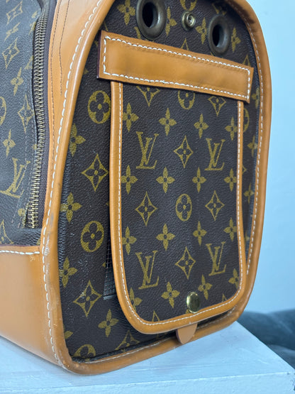 Louis Vuitton Vintage Monogram Pet Carrier Travel Bag