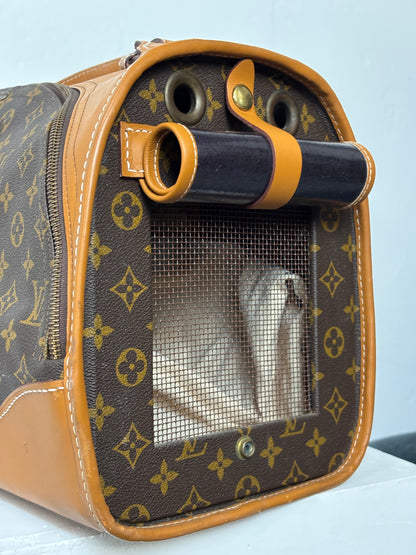 Louis Vuitton Vintage Monogram Pet Carrier Travel Bag