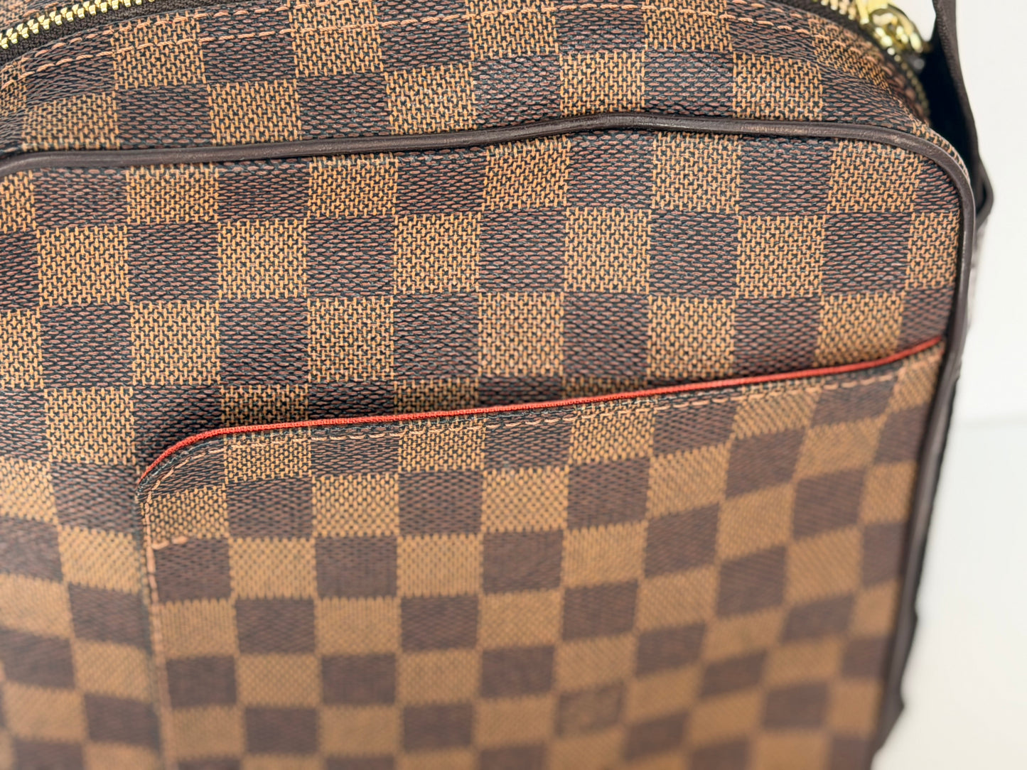 Louis Vuitton Brown Olav PM Damier Ebene Crossbody Messenger Bag