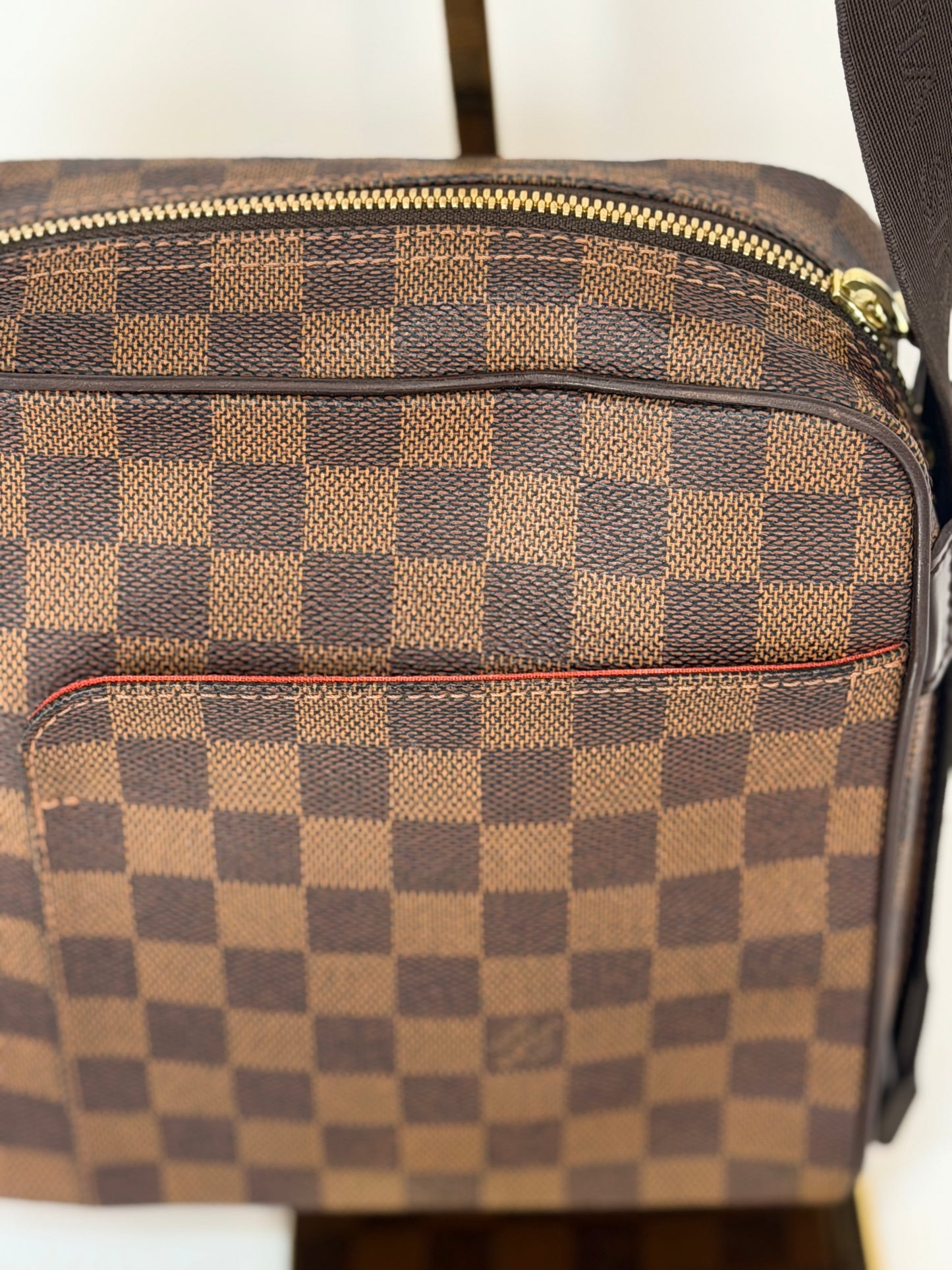 Louis Vuitton Brown Olav PM Damier Ebene Crossbody Messenger Bag