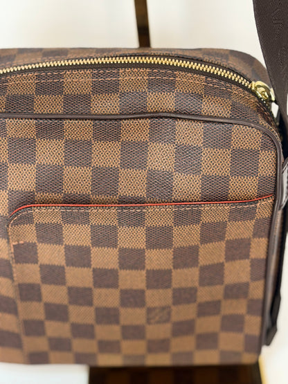 Louis Vuitton Brown Olav PM Damier Ebene Crossbody Messenger Bag