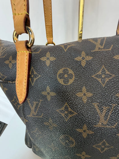 Louis Vuitton Monogram Totally MM Tote Bag w 2 Side Pockets