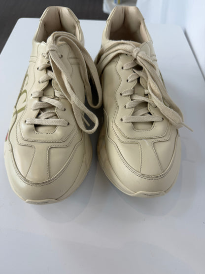 Gucci Off-White Rhyton Sneaker w/ Gucci Logo