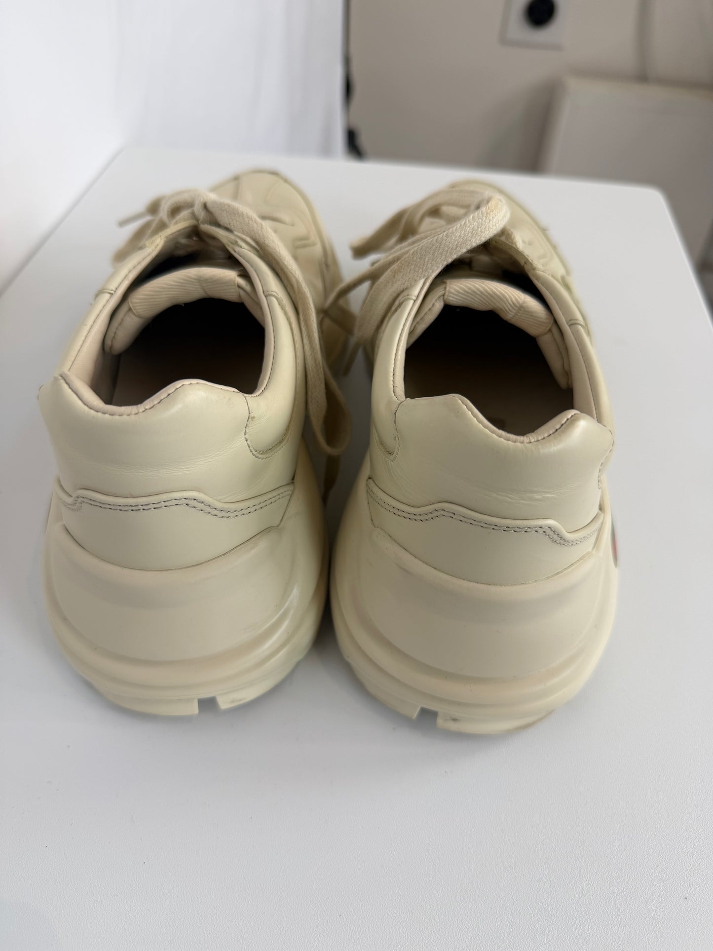 Gucci Off-White Rhyton Sneaker w/ Gucci Logo