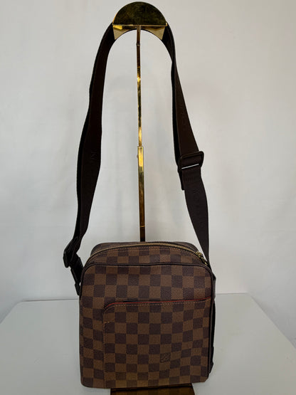 Louis Vuitton Brown Olav PM Damier Ebene Crossbody Messenger Bag