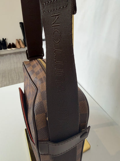 Louis Vuitton Brown Olav PM Damier Ebene Crossbody Messenger Bag