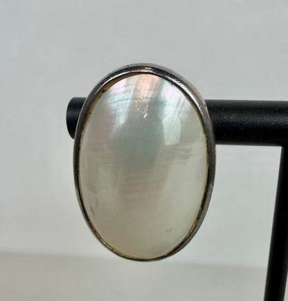Michael Dawkins Mother of Pearl Clip On Earrings