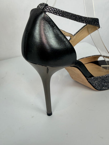 Jimmy Choo Cheetah Print & Black Pointed Toe Pumps