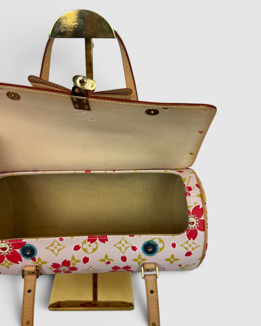 Louis Vuitton Monogram Cherry Blossom Papillon 26 Vintage Shoulder Bag
