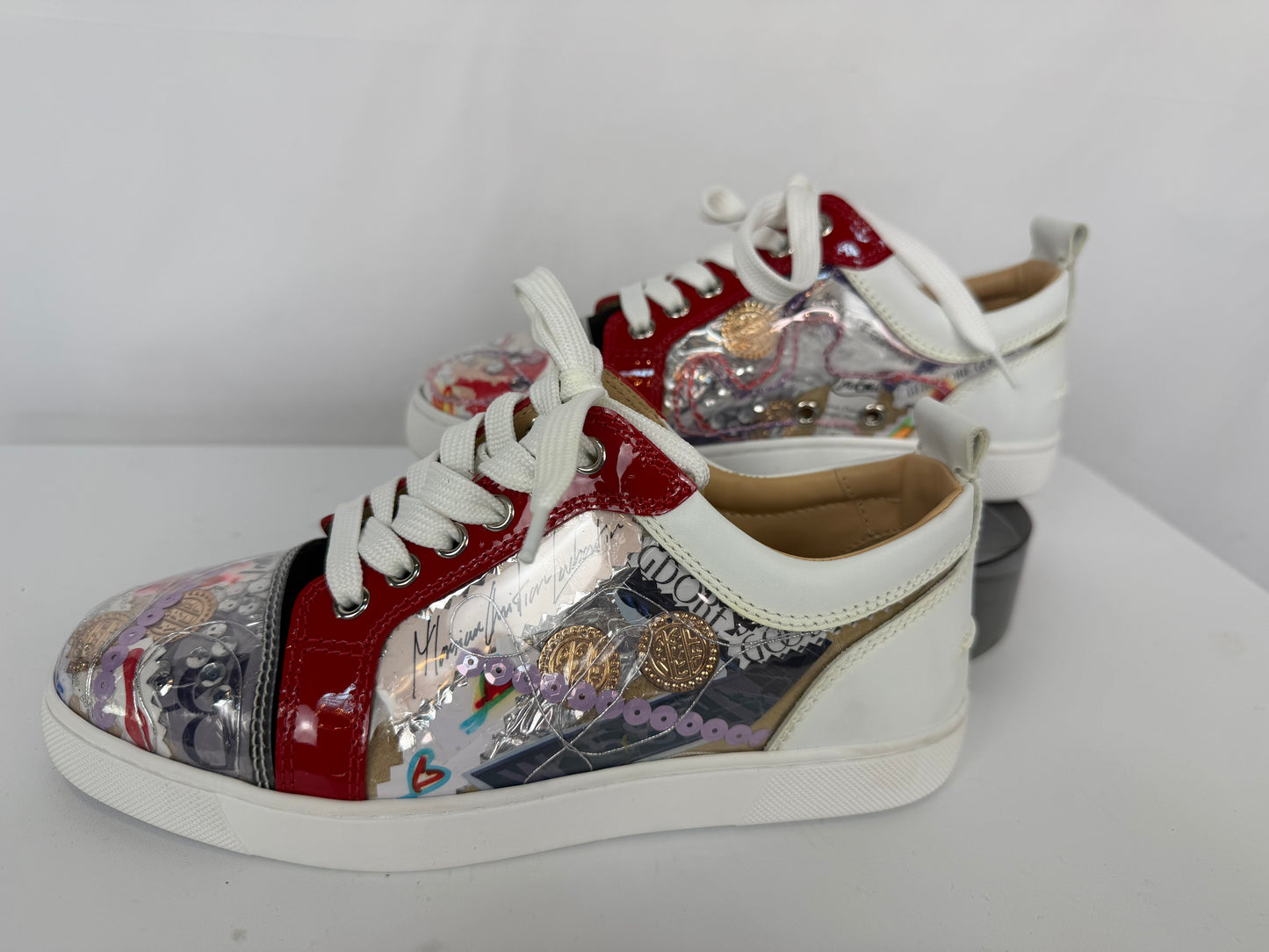 Christian Louboutin "Fun Louis Junior Trash" Low Top Sneakers