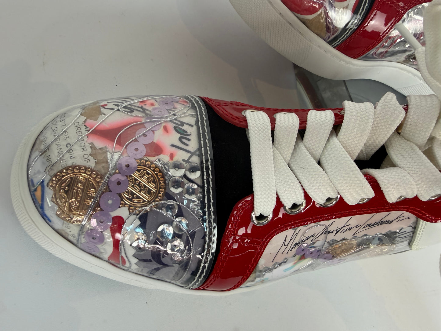 Christian Louboutin "Fun Louis Junior Trash" Low Top Sneakers