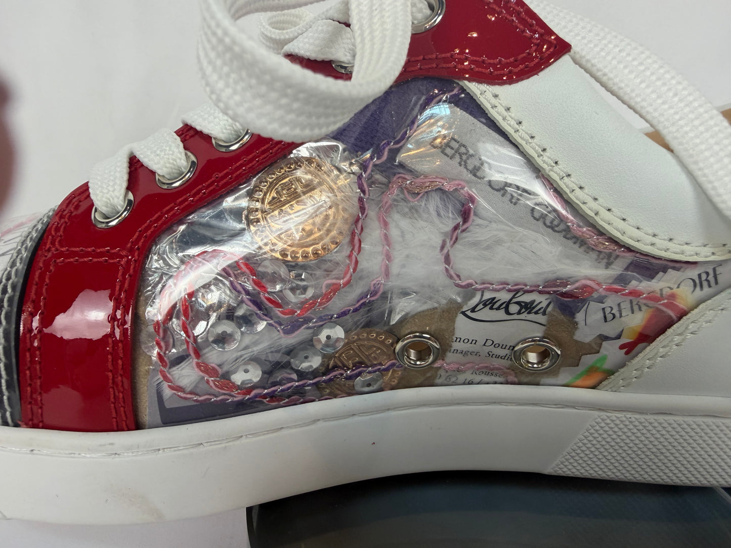 Christian Louboutin "Fun Louis Junior Trash" Low Top Sneakers