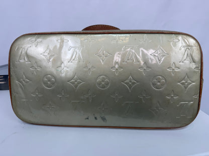 Louis Vuitton Mustard Yellow Vernis Leather "Houston" Monogram Tote