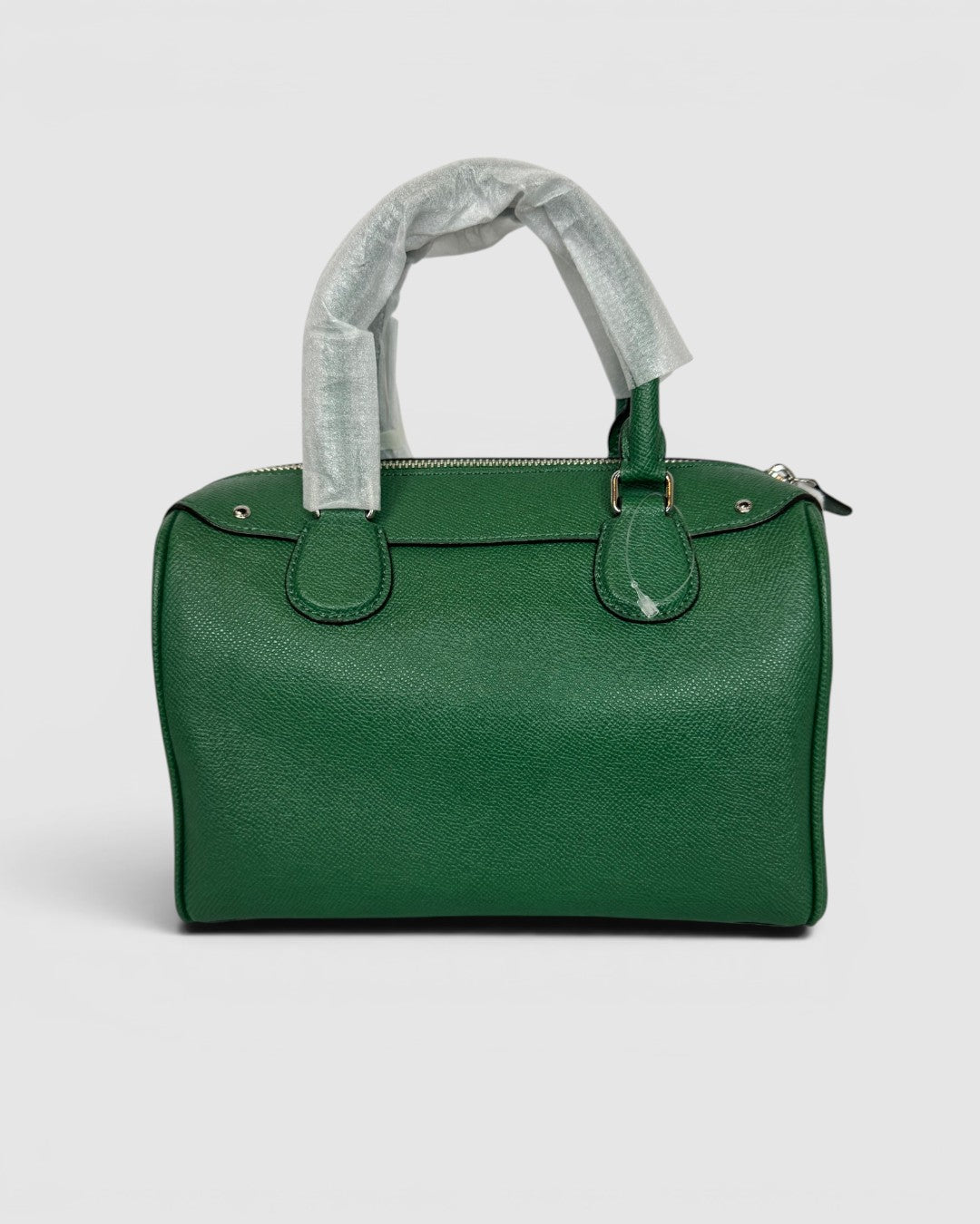 Coach Green Leather Top Handle/Crossbody Box Bag  NWT