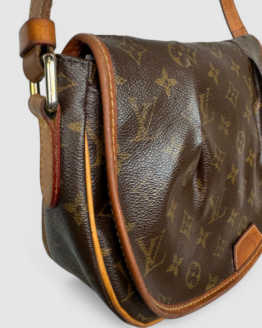 W BOX-Louis Vuitton Monogram Canvas Menilmontant Crossbody w Pleats