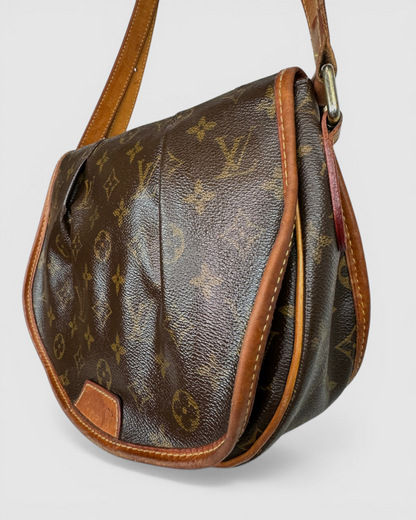 W BOX-Louis Vuitton Monogram Canvas Menilmontant Crossbody w Pleats