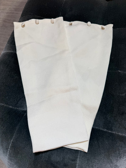 Moschino Cream Button Down Convertible Top / Jacket