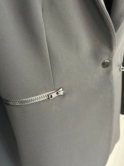 Veronica Beard Black Single Button Blazer